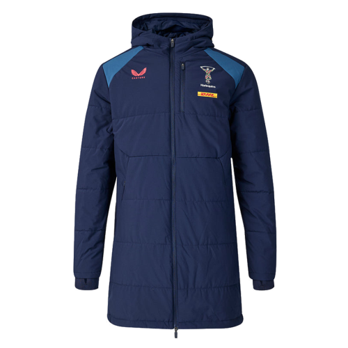 2026-2027 Harlequins Training Padded Jacket (Navy)