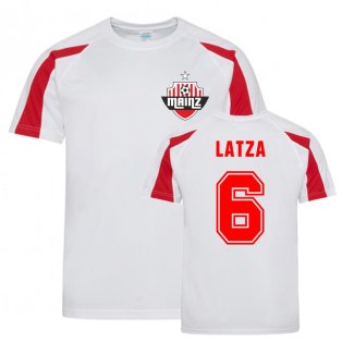 Danny Latza Mainz Sports Training Jersey (White)