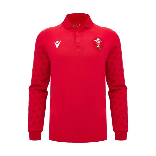 2026-2027 Wales WRU Rugby Home Cotton Long Sleeve Shirt