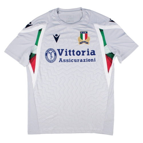 2026-2027 Italy Rugby Staff Training Shirt (Grey)