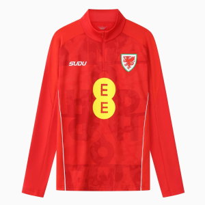 2026-2027 Wales SUDU Pre Match 1/4 Zip Top (Red)