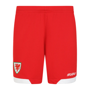 2026-2027 Wales SUDU Home Shorts (Red) - Kids
