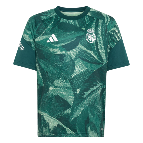2026-2027 Real Madrid Pre-Match Shirt (Aurora Ivy) - Kids