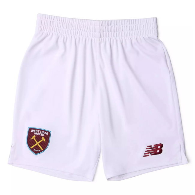 2026-2027 West Ham Home Shorts (White) - Kids