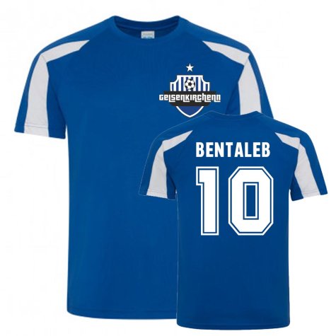 Nabil Bentaleb Schalke Sports Training Jersey (Blue)