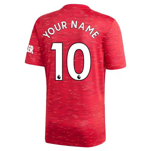2020-2021 Man Utd Adidas Home Football Shirt (Your Name)