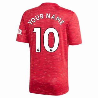 2020-2021 Man Utd Adidas Home Football Shirt (Kids) (Your Name)