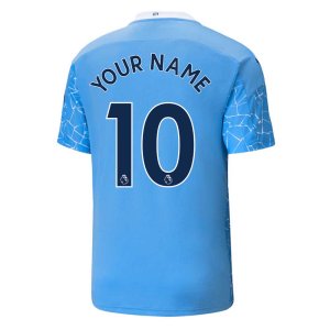 2020-2021 Manchester City Puma Home Football Shirt (Kids)