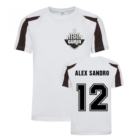 Alex Sandro Juventus Sports Training Jersey (White)