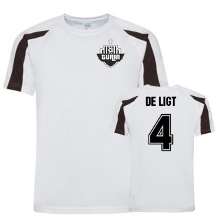 Matthijs De Ligt Juventus Sports Training Jersey (White)