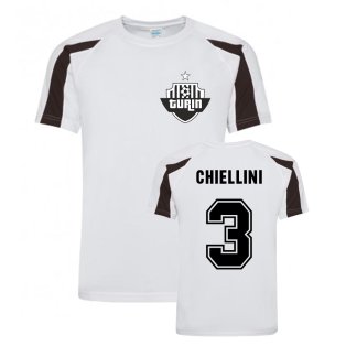 Giorgio Chiellini Juventus Sports Training Jersey (White)