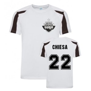 Federico Chiesa Juventus Sports Training Jersey (White)