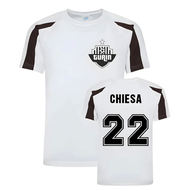 Federico Chiesa Juventus Sports Training Jersey (White)