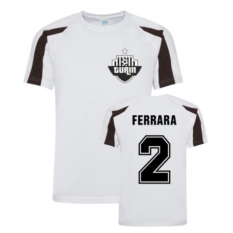 Ciro Ferrara Juventus Sports Training Jersey (White)