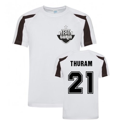 Lilian Thuram Juventus Sports Training Jersey (White)