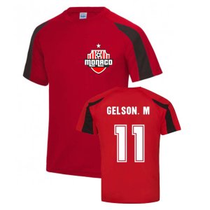 Gelson Martins Monaco Sports Training Jersey (Red)