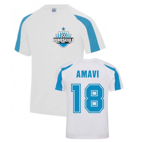 Jordan Amavi Marseille Sports Training Jersey (White)