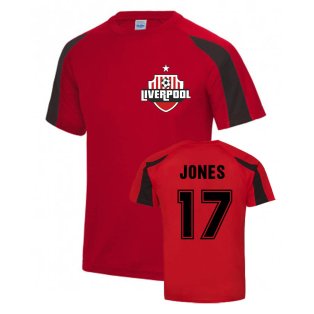 Curtis Jones Liverpool Sports Training Jersey (Red)