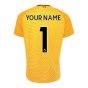 2020-2021 Liverpool Goalkeeper Shirt (Yellow) (Your Name)