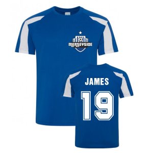 James Rodriguez Everton Sports Training Jersey (Blue)