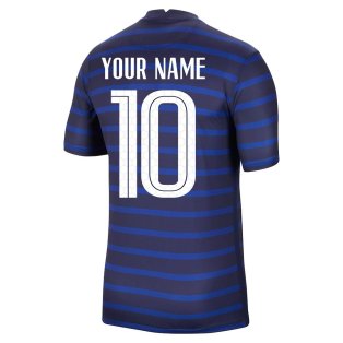 2020-2021 France Home Nike Football Shirt (Kids) (Your Name)