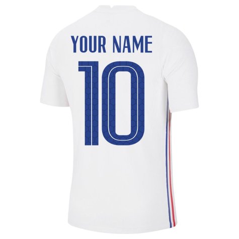 2020-2021 France Away Nike Vapor Match Shirt (Your Name)