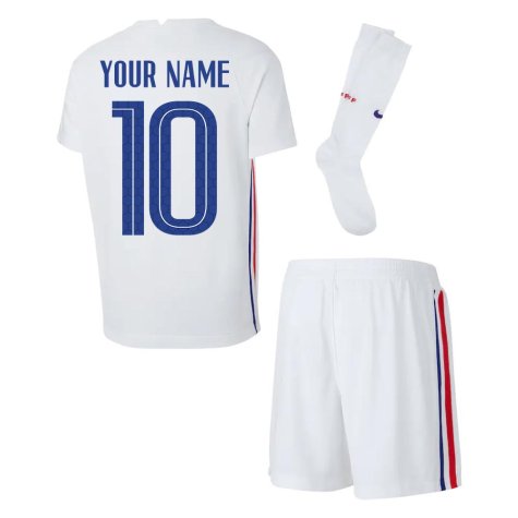 2020-2021 France Away Nike Little Boys Mini Kit (Your Name)