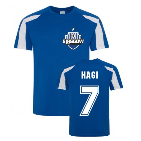 Ianis Hagi Rangers Sports Training Jersey (Blue)