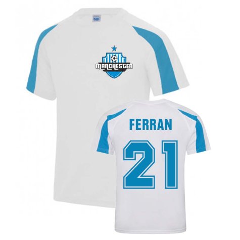 Ferran Torres Man City Sports Training Jersey (White)