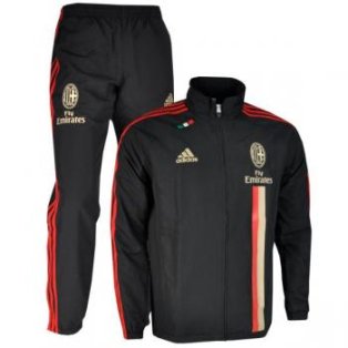 Adidas AC Milan Champions League Tracksuit Top Jacket - Black - L