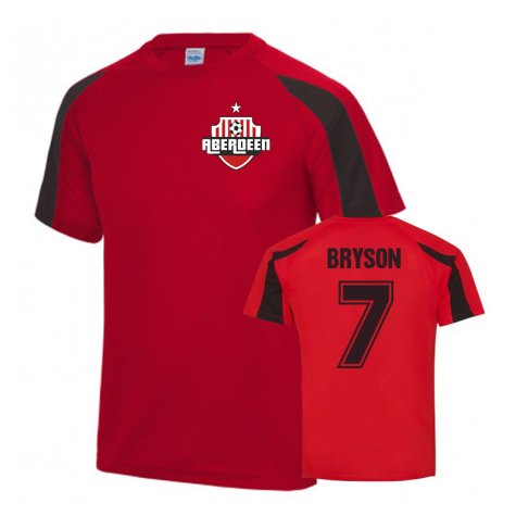 Craig Bryson Aberdeen Sports Training Jersey (Red)