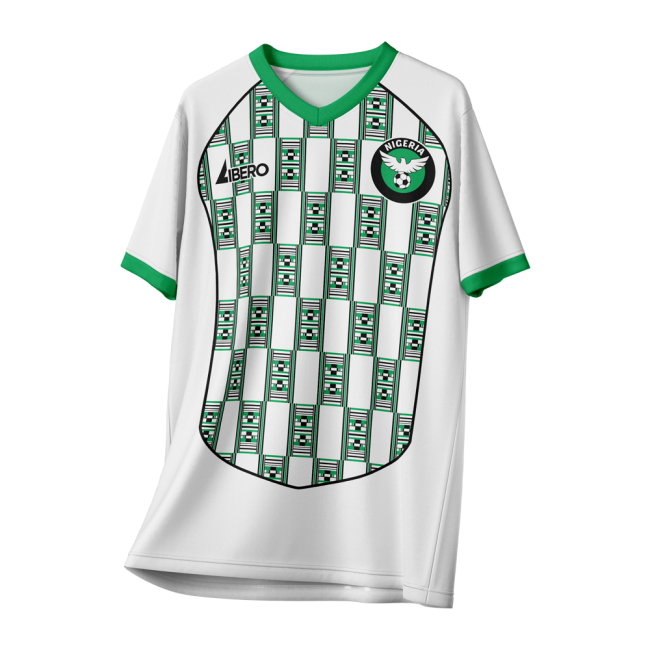 Nigeria 1994 Vintage Style Concept Shirt Adult Short Sleeve