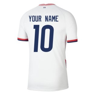 2020-2021 USA Home Football Shirt (Your Name)