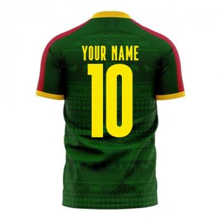 Cameroon 2020-2021 Home Concept Football Kit (Libero) (Your Name)