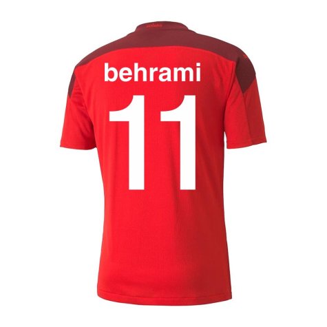 2020-2021 Switzerland Home Puma Football Shirt (Kids) (BEHRAMI 11)