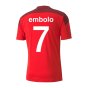 2020-2021 Switzerland Home Puma Football Shirt (Kids) (EMBOLO 7)