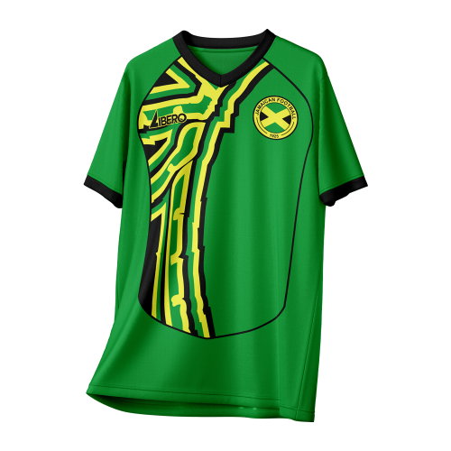 Jamaica 1998 Away Vintage Style Concept Shirt Adult Short Sleeve