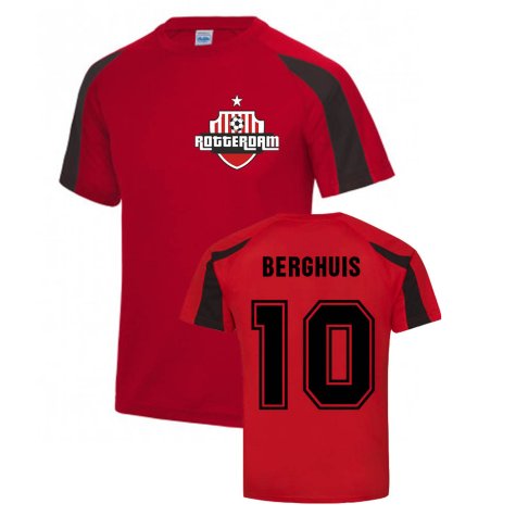 Steven Berghuis Feyenoord Sports Training Jersey (Red)