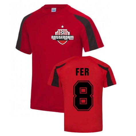 Leroy Fer Feyenoord Sports Training Jersey (Red)
