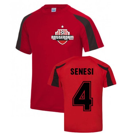 Marcos Senesi Feyenoord Sports Training Jersey (Red)