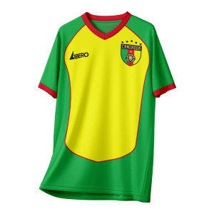 Cameroon 1990 Vintage Style Concept Shirt Kids Short Sleeve