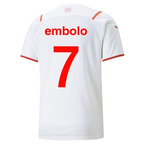 2021-2022 Switerland Away Shirt (Embolo 7)