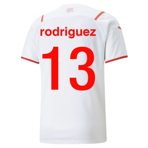 2021-2022 Switerland Away Shirt (Rodriguez 13)