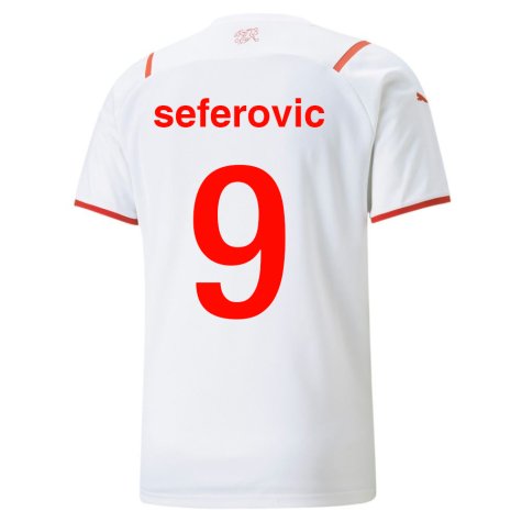 2021-2022 Switerland Away Shirt (Seferovic 9)