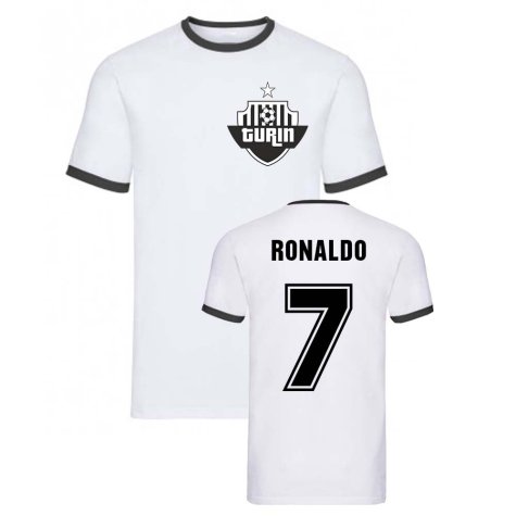 Cristiano Ronaldo Ringer Tee (White)