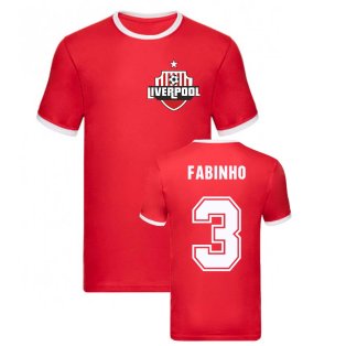 Fabinho Liverpool Ringer TShirt (Red)