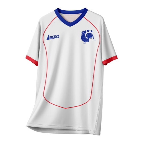 France 1990 Vintage Style Concept Shirt Adult Short Sleeve