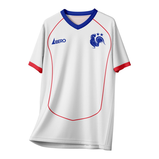 France 1990 Vintage Style Concept Shirt Adult Short Sleeve