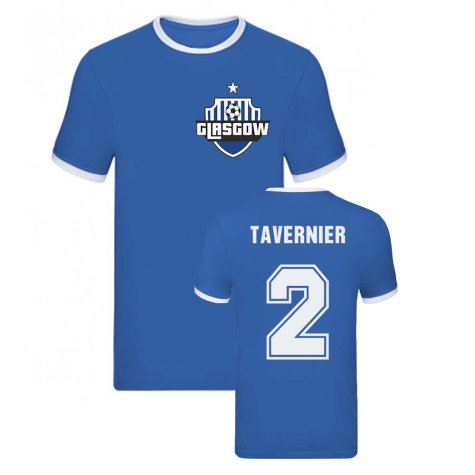 James Tavernier Rangers Ringer Tee (Blue)
