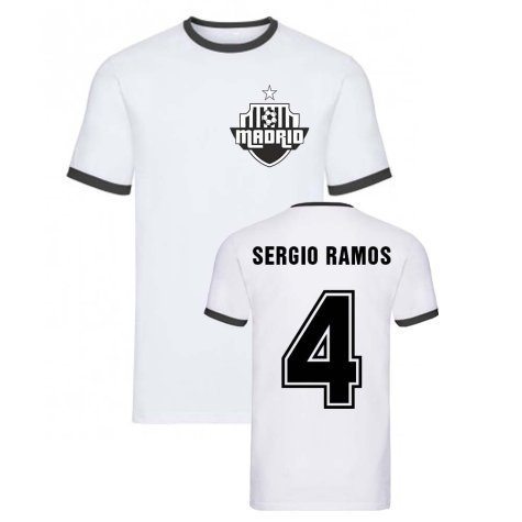 Sergio Ramos Madrid Ringer Tee (White)